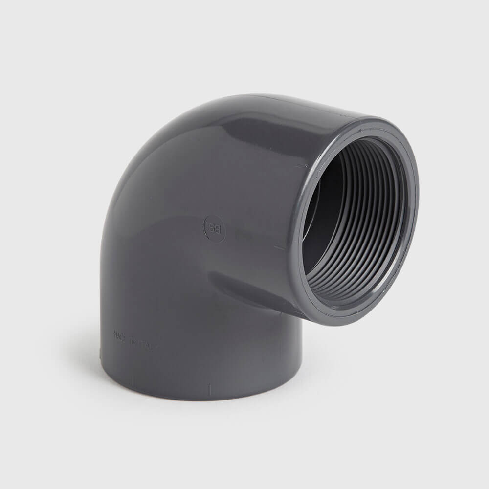 Comer Elbow 90° PVC-U 25 mm x 3/4" glue socket x female thread