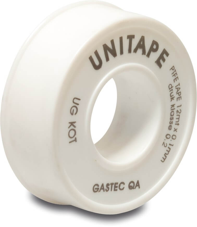 Gewindedichtungsband PTFE 12 mm Weiß 12m GASTEC S1