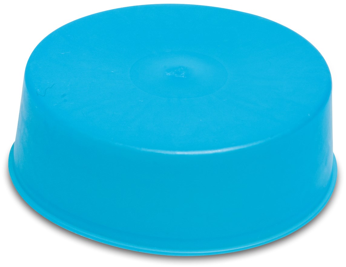 Speciedeksel PVC-U 70 mm lijmmof blauw