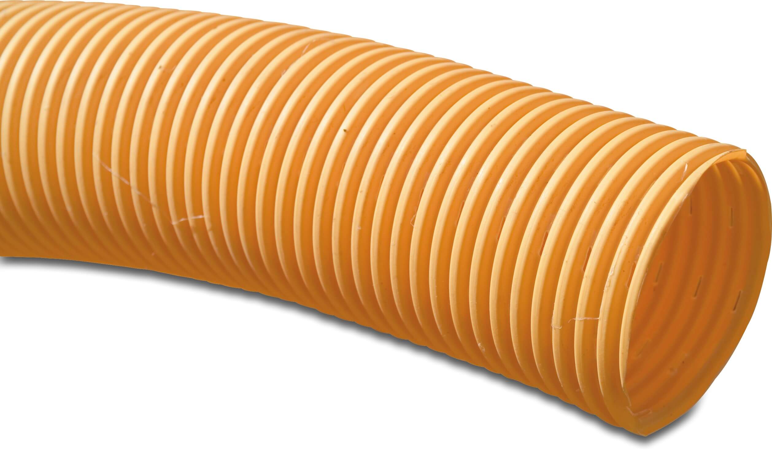 Rura drenażowa PVC-U 50 mm mufa klik x gładkie żółty 200m type perforowany
