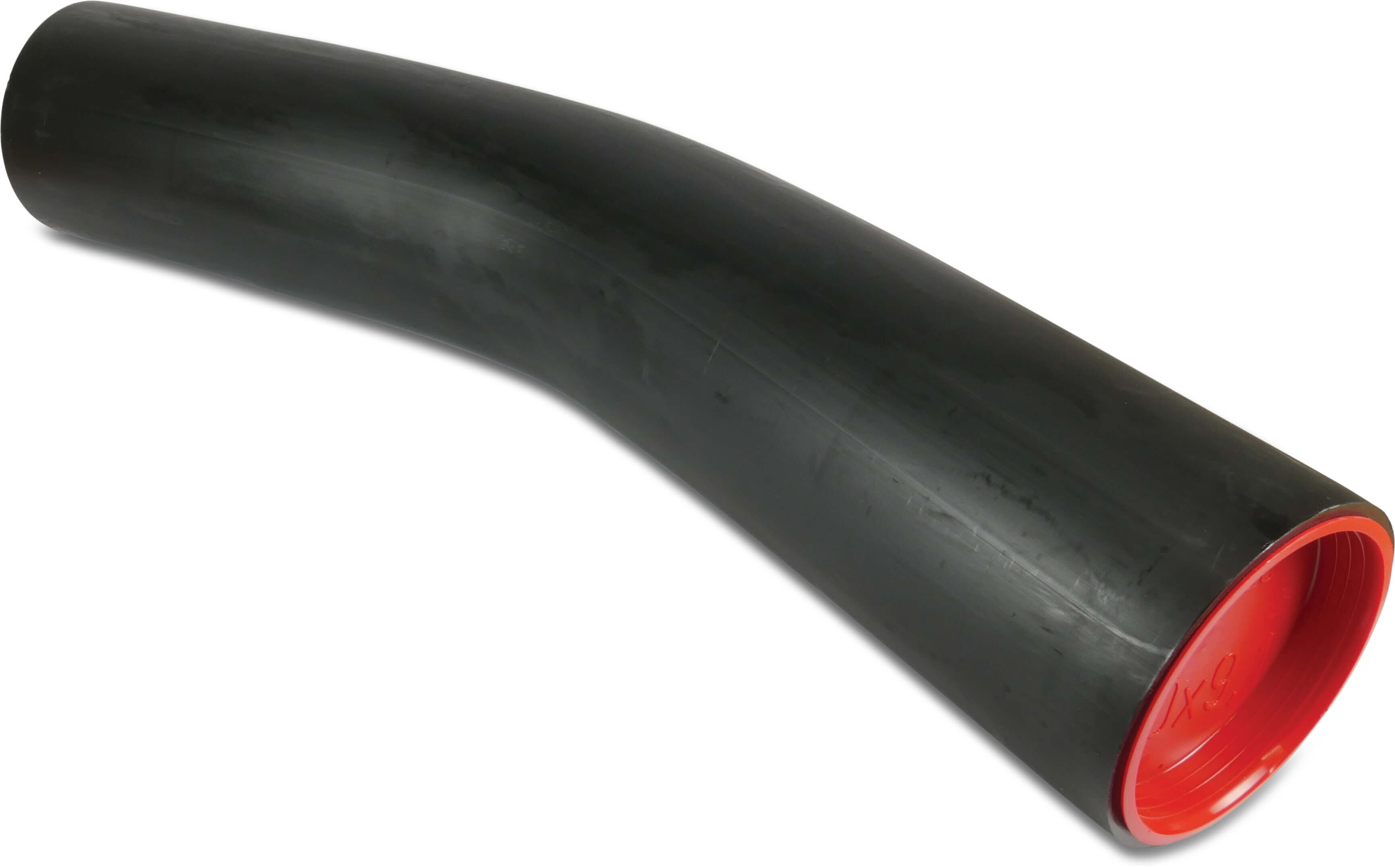 Bend 30° PE100-RC 90 mm plain SDR 17 black DVGW type made from tubing