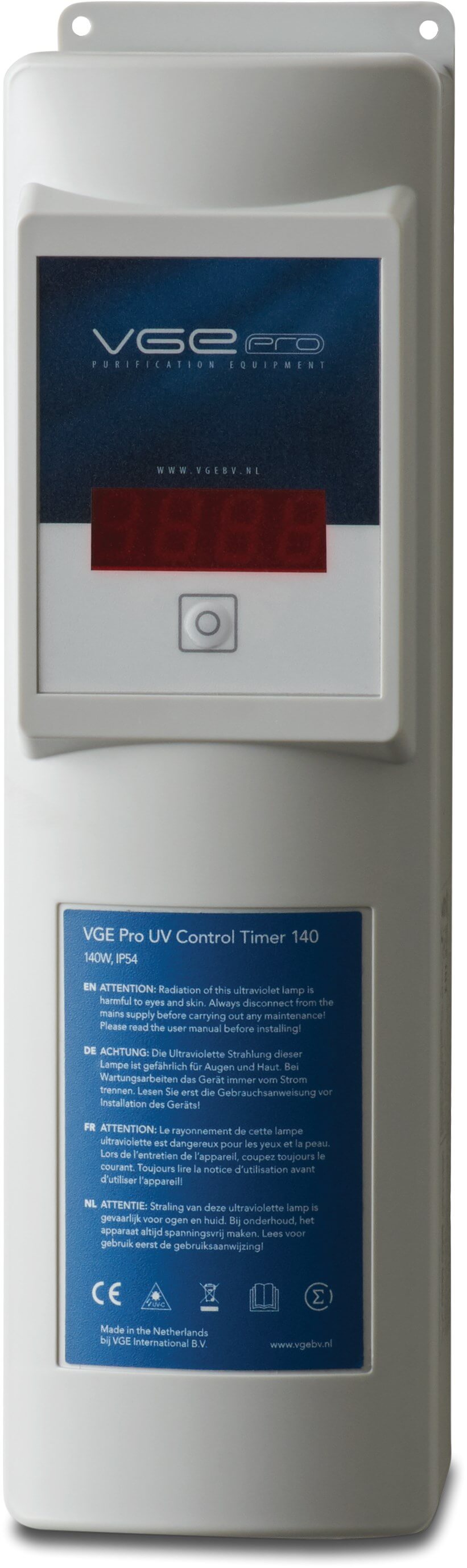 VGE Pro UV styrenhet type Timer 140