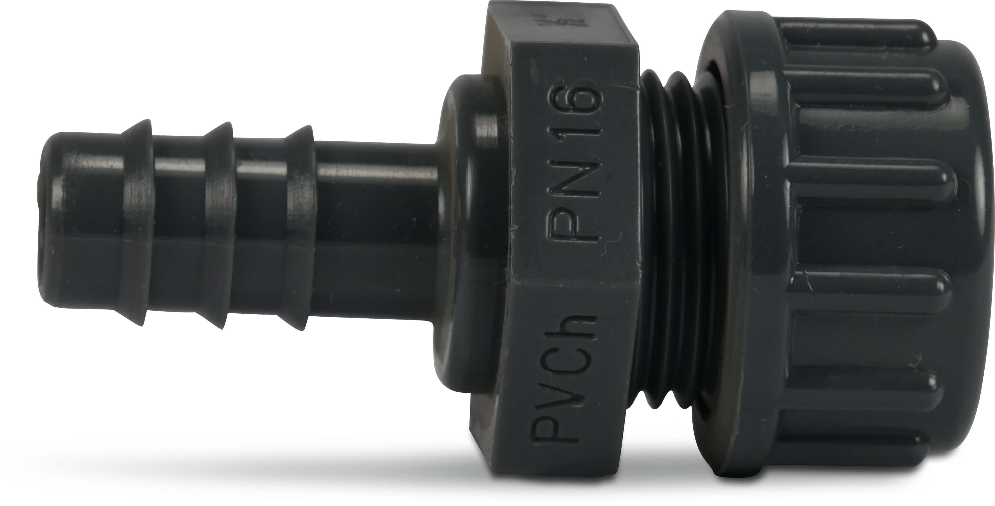 VDL Endkappensatz PVC 12 mm x 1/2" Tülle/Einsteck Grau