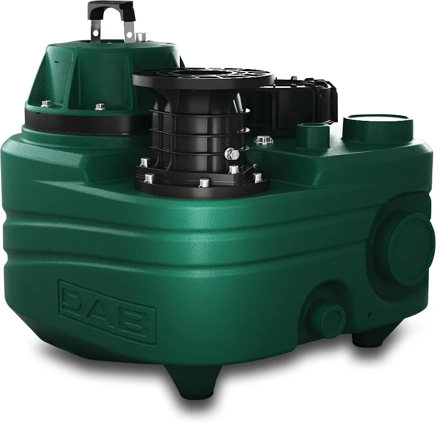 DAB Sanitary waste-water pump DIN Flansch 8A 230VAC Grün Typ DELS 70/1000WMS