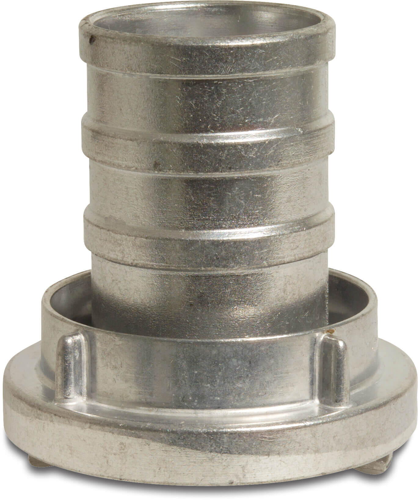 Quick coupler forged aluminium 38 mm hose tail CD 66 15bar type Storz 52C