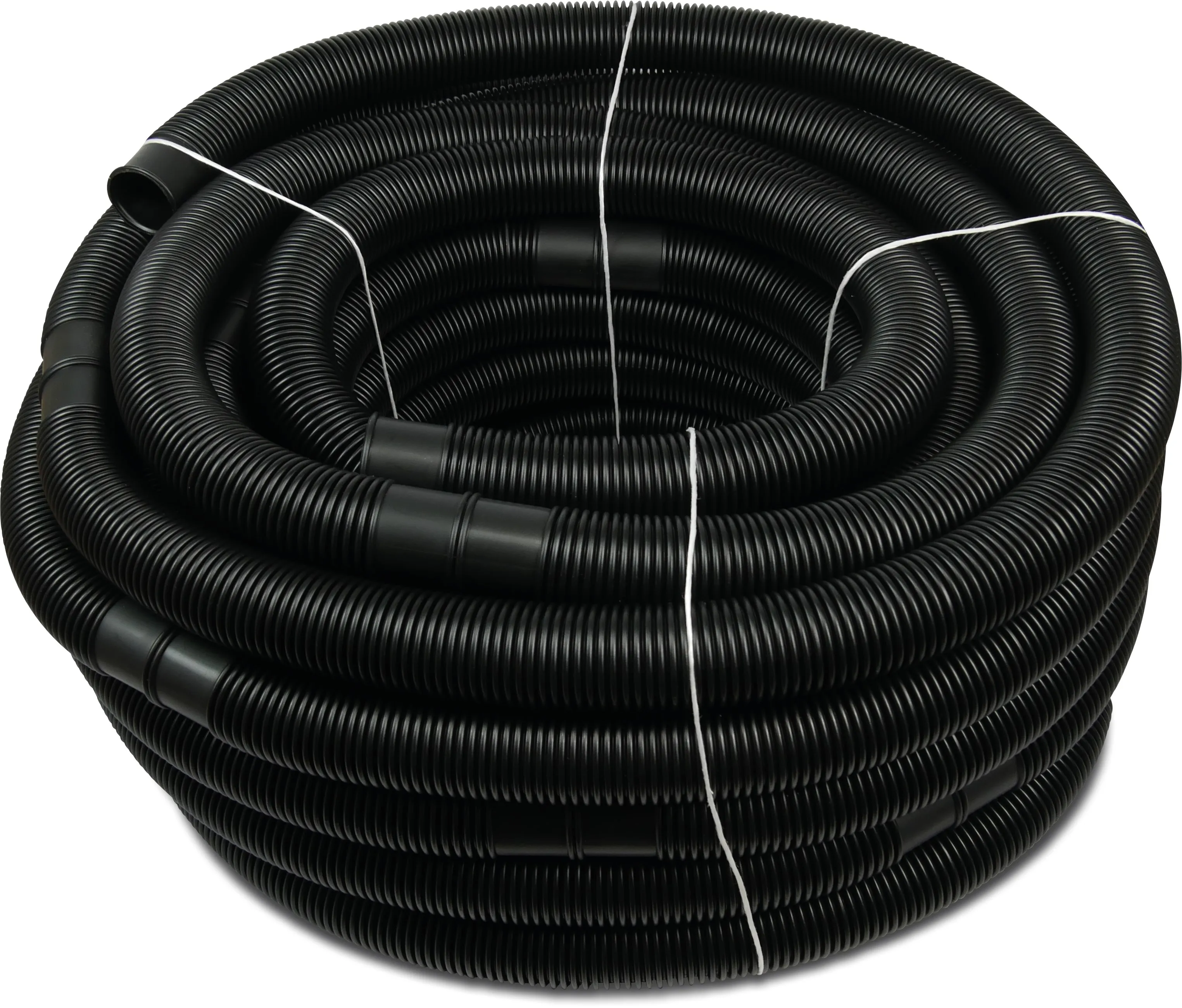 Pool hose PP 38 mm 1,5bar black 25m cuffs 1.5m type Solar