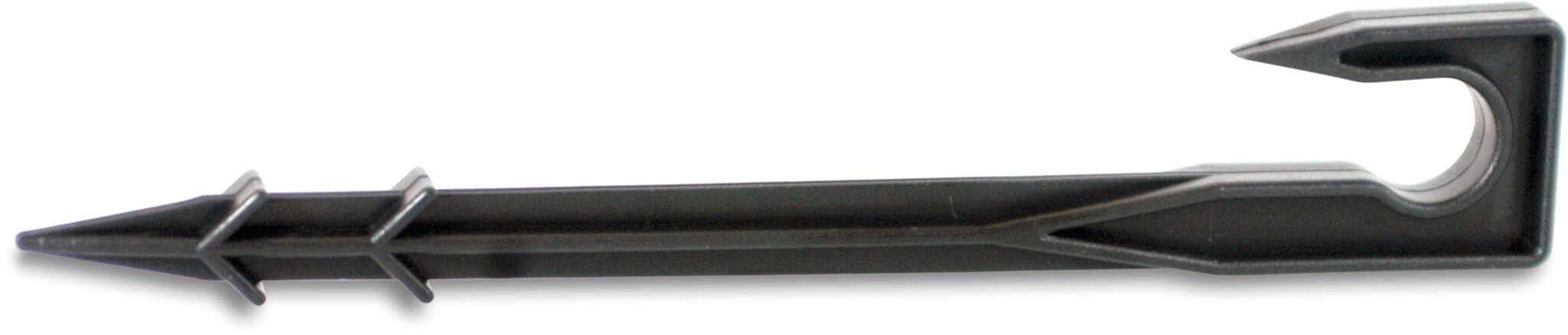 PE buis grondklem kunststof 16-20 mm 15cm zwart
