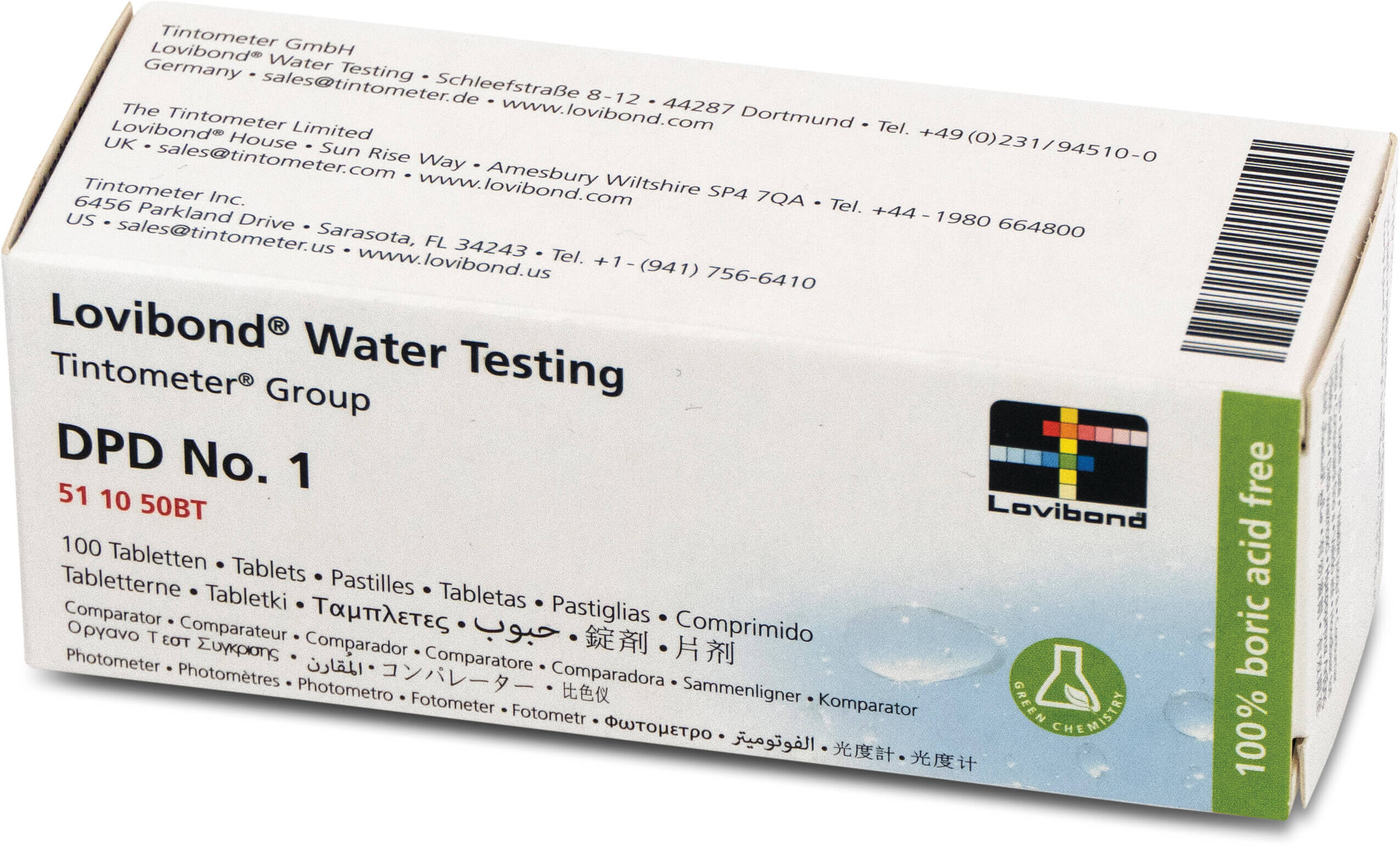 Lovibond Testtabletter DPD nr. 1 100 stk