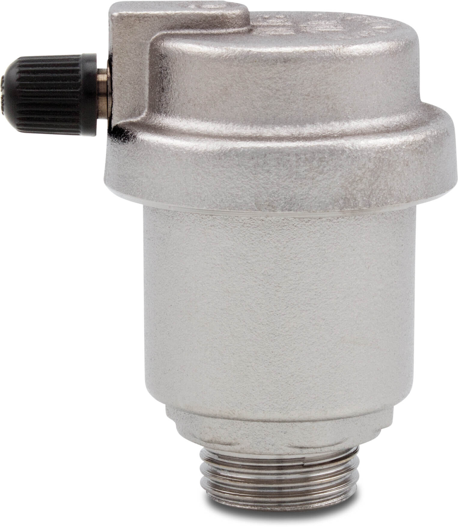 Itap Udluftningsventil messing forniklet 1/2" udvendig gevind 10bar type 363 bund tilslutning - output side