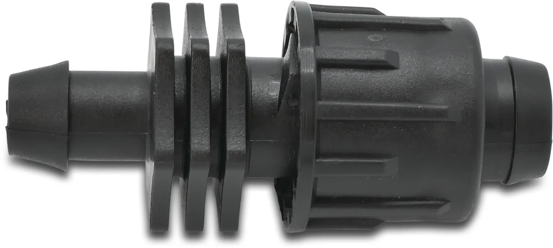 Branch connector PP 8 mm x 17 mm push-in x tape black
