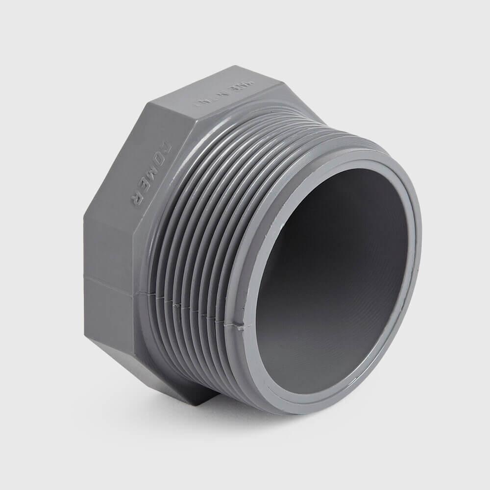Comer Plug ABS 1/2" buitendraad WRAS