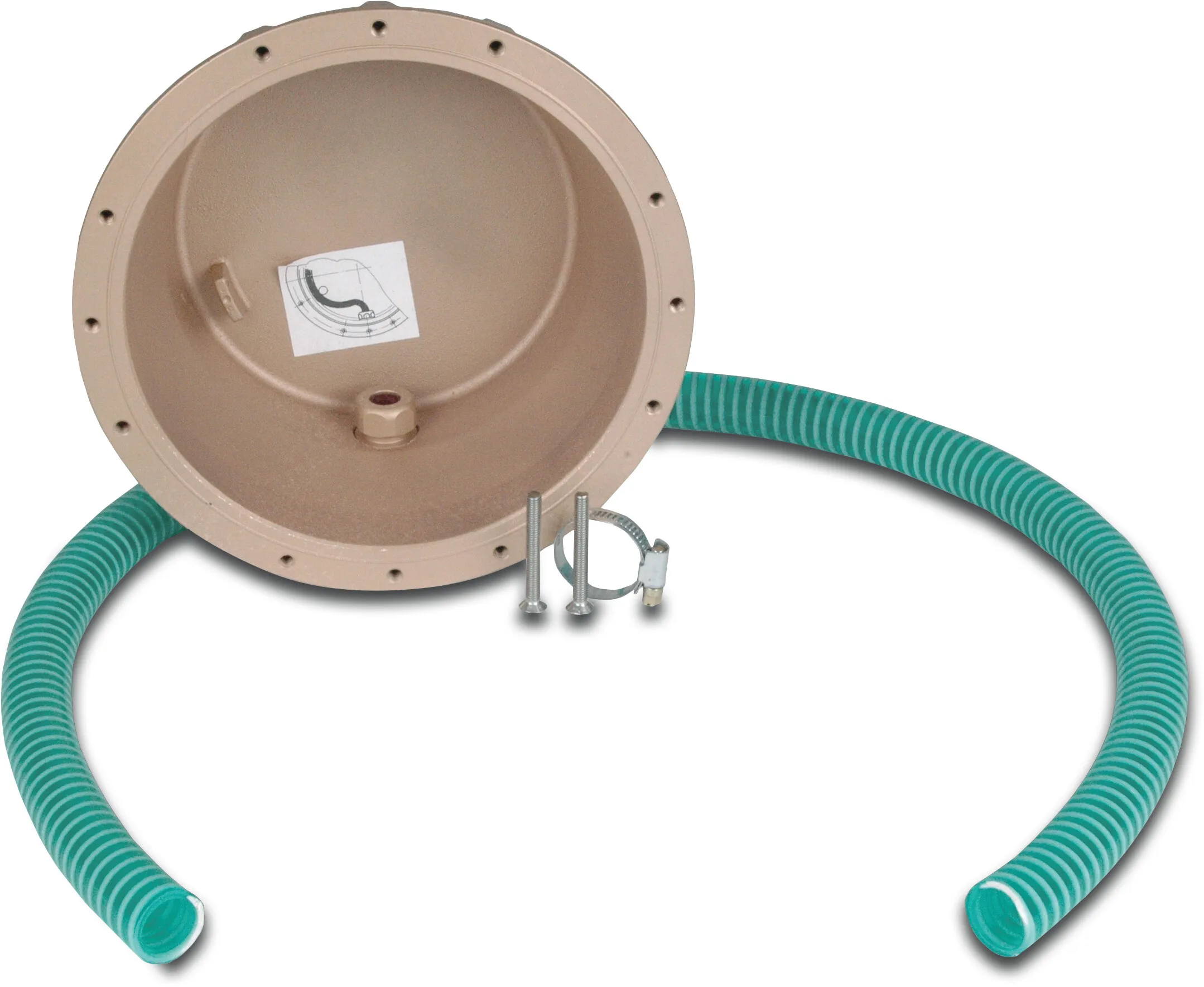 Nische mit Schlauch für Kabel