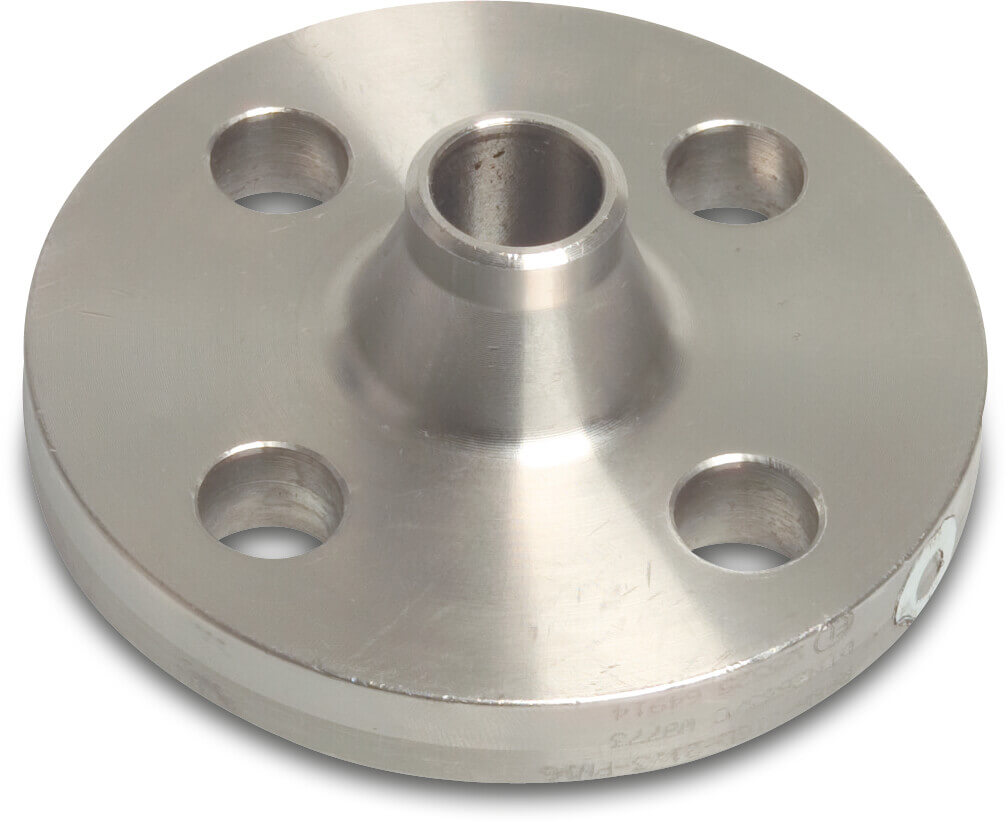 Flange welding neck stainless steel 316 DN20 x 26,9 mm DIN flange x butt welding 16bar PN16