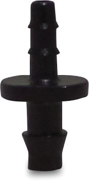 Barbed connector PP 4 mm push-in x barbed 4bar black