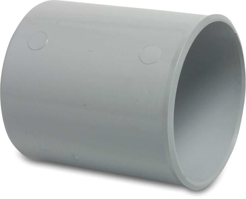 Reparaturmuffe PVC-U 32 mm Klebemuffe Grau KOMO