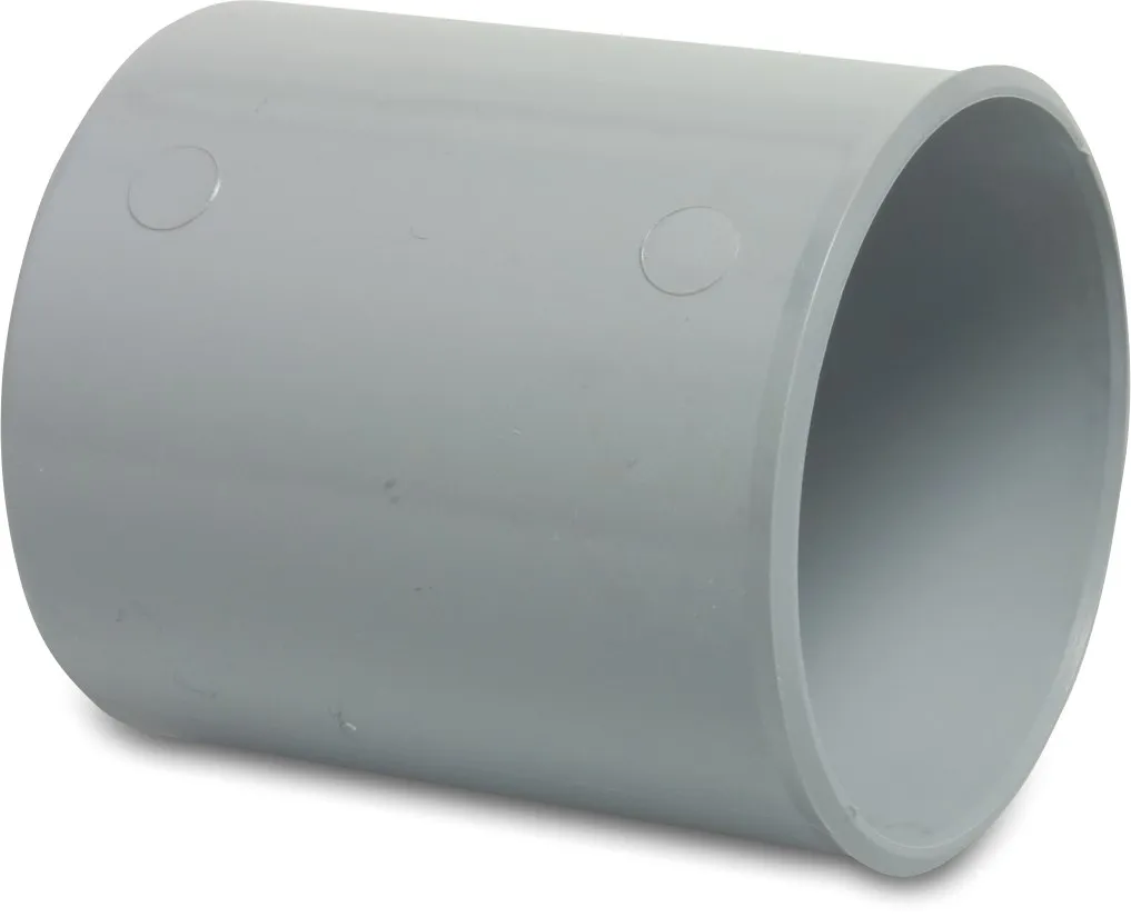 Reparaturmuffe PVC-U 32 mm Klebemuffe Grau KOMO