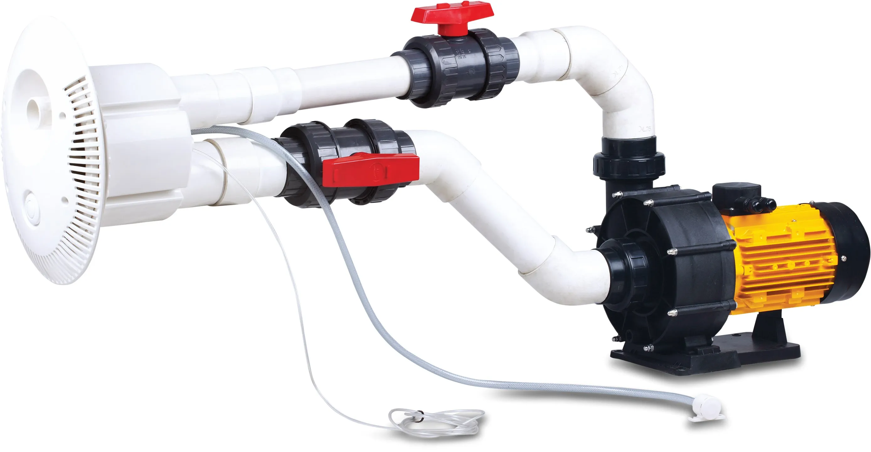 Counter current system PP 75 mm glue socket 230VAC type STP-2200