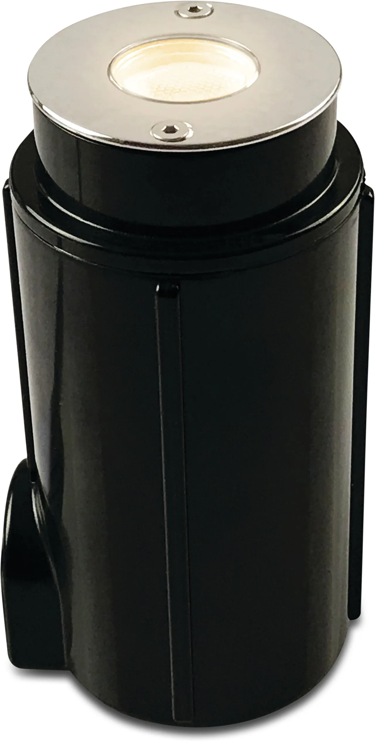 Flotide Pool LED light stainless steel 316 12VAC black TL-1F type Terra-lux floor mounting warm white