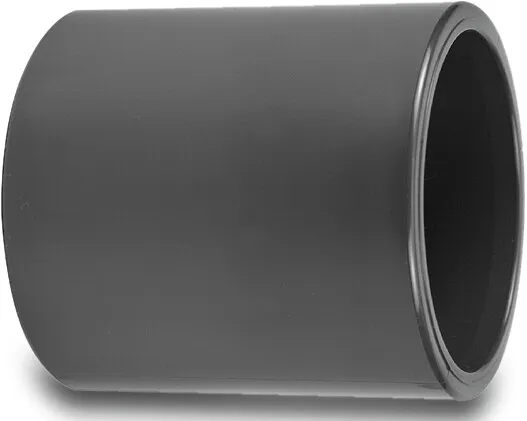 VDL Socket PVC-U 110 mm glue socket 16bar grey KIWA