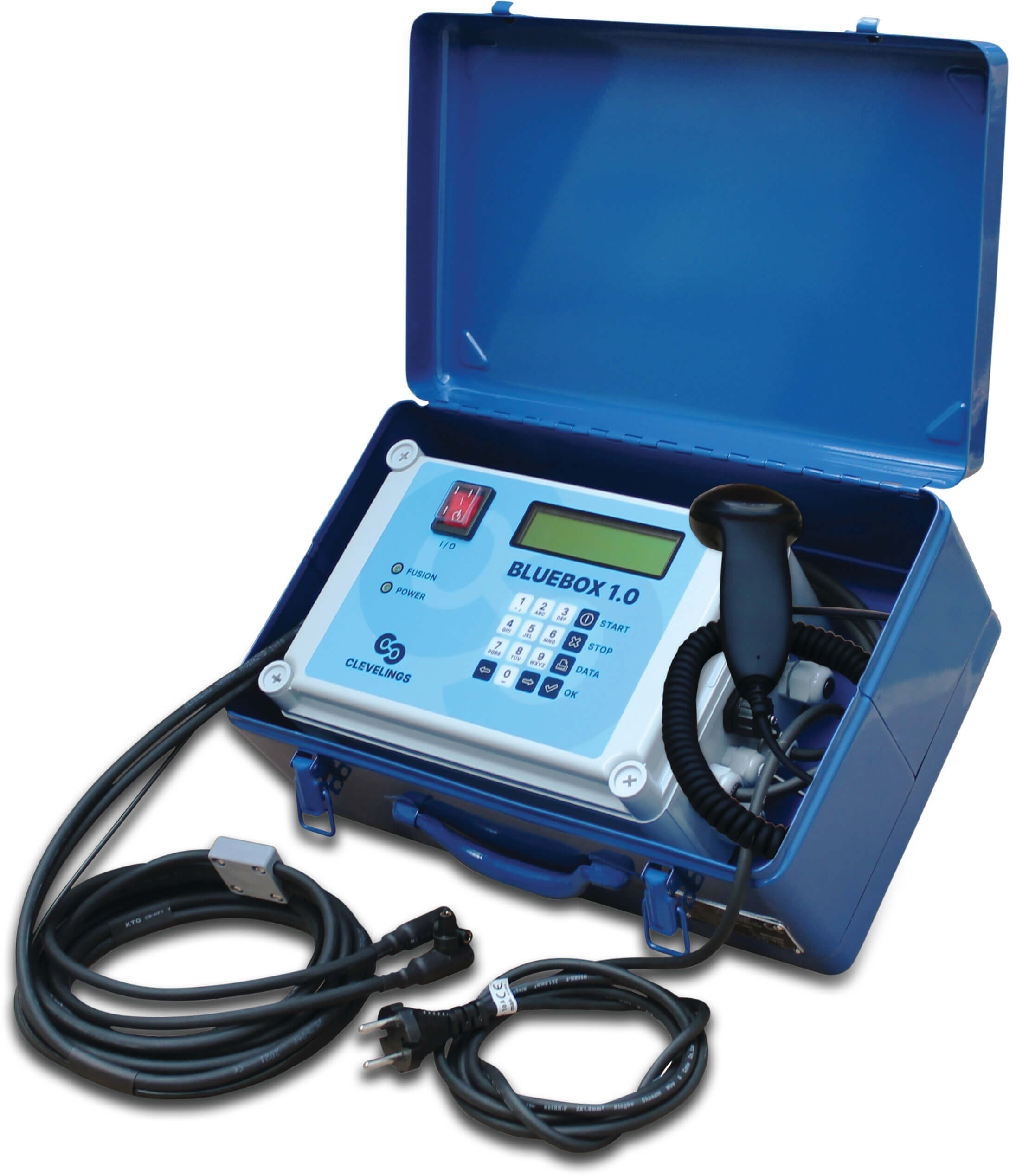 Electrofusion welding unit Bluebox incl barcode scanner 60A 230VAC