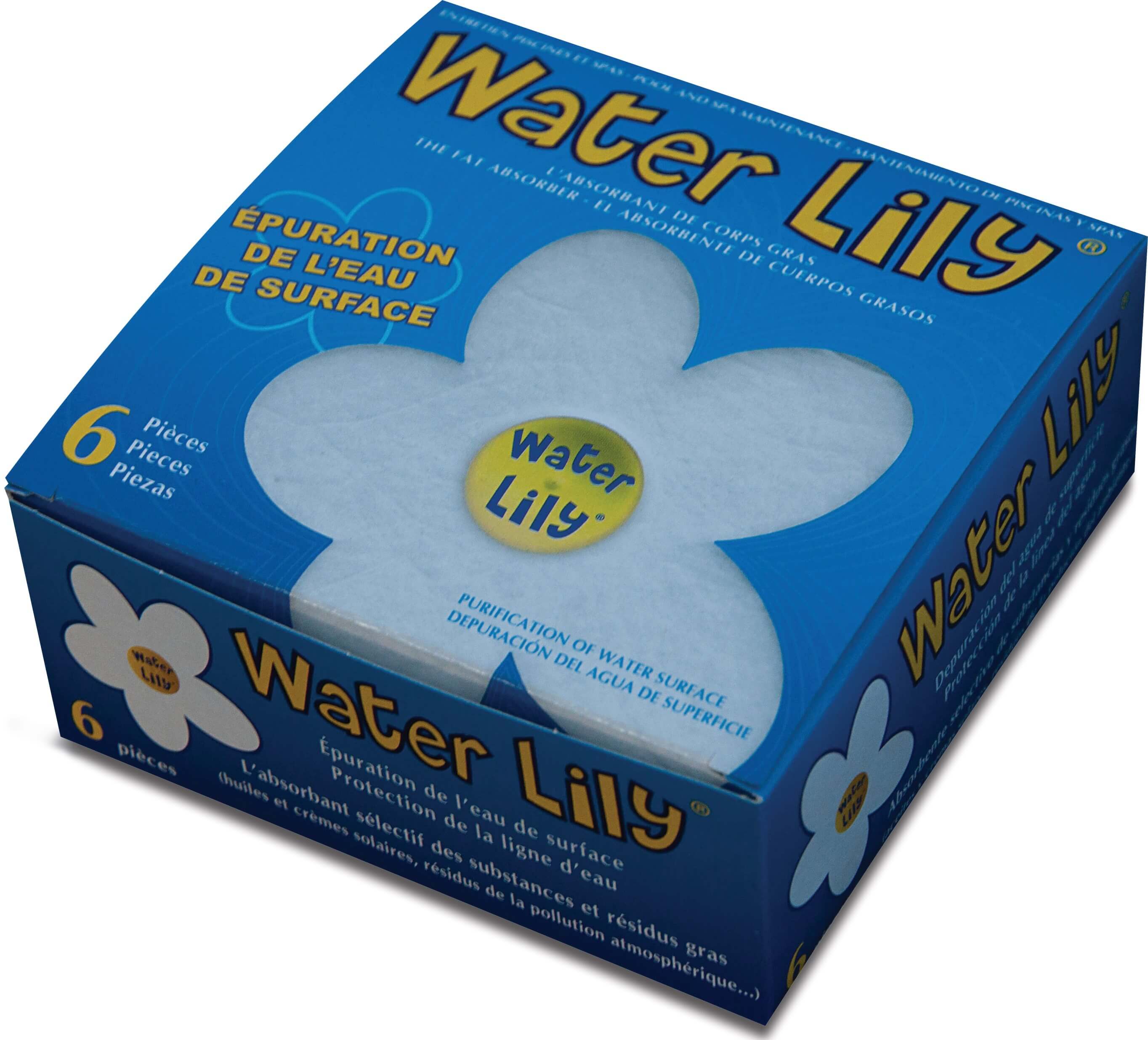 Water Lily® svamp boks 6 stk