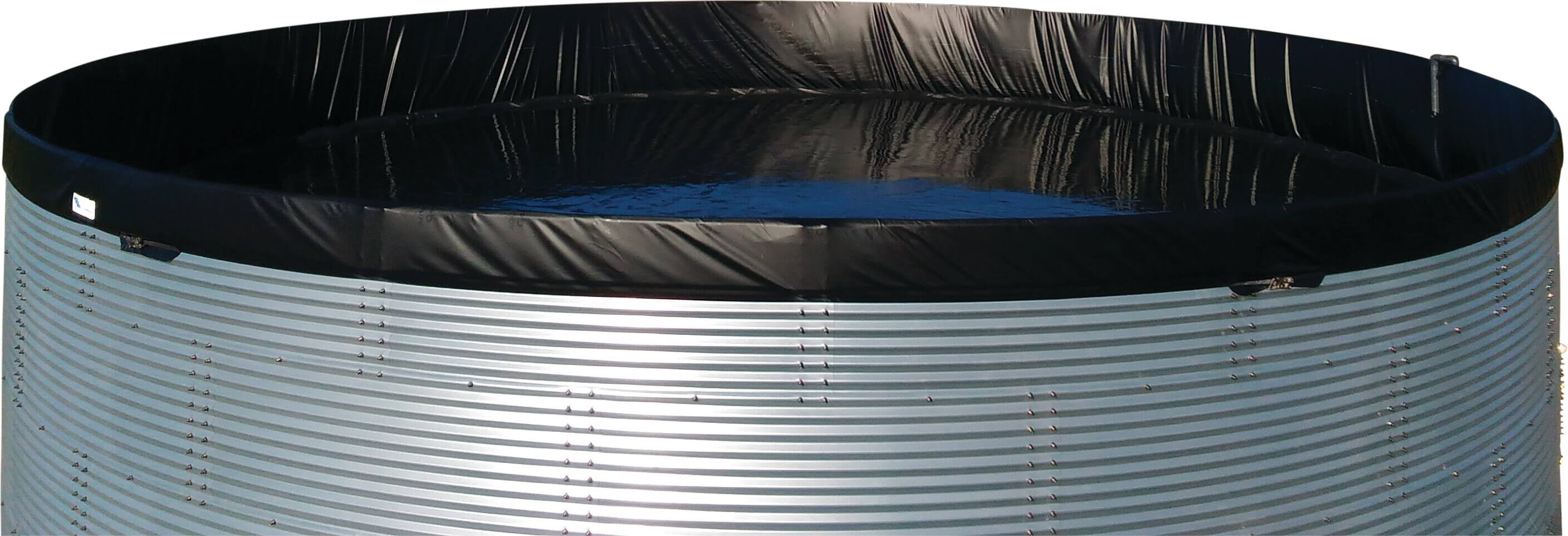Water tank steel 2000ltr type Aquaculture/WSWAVC 1.34 x 1.59m