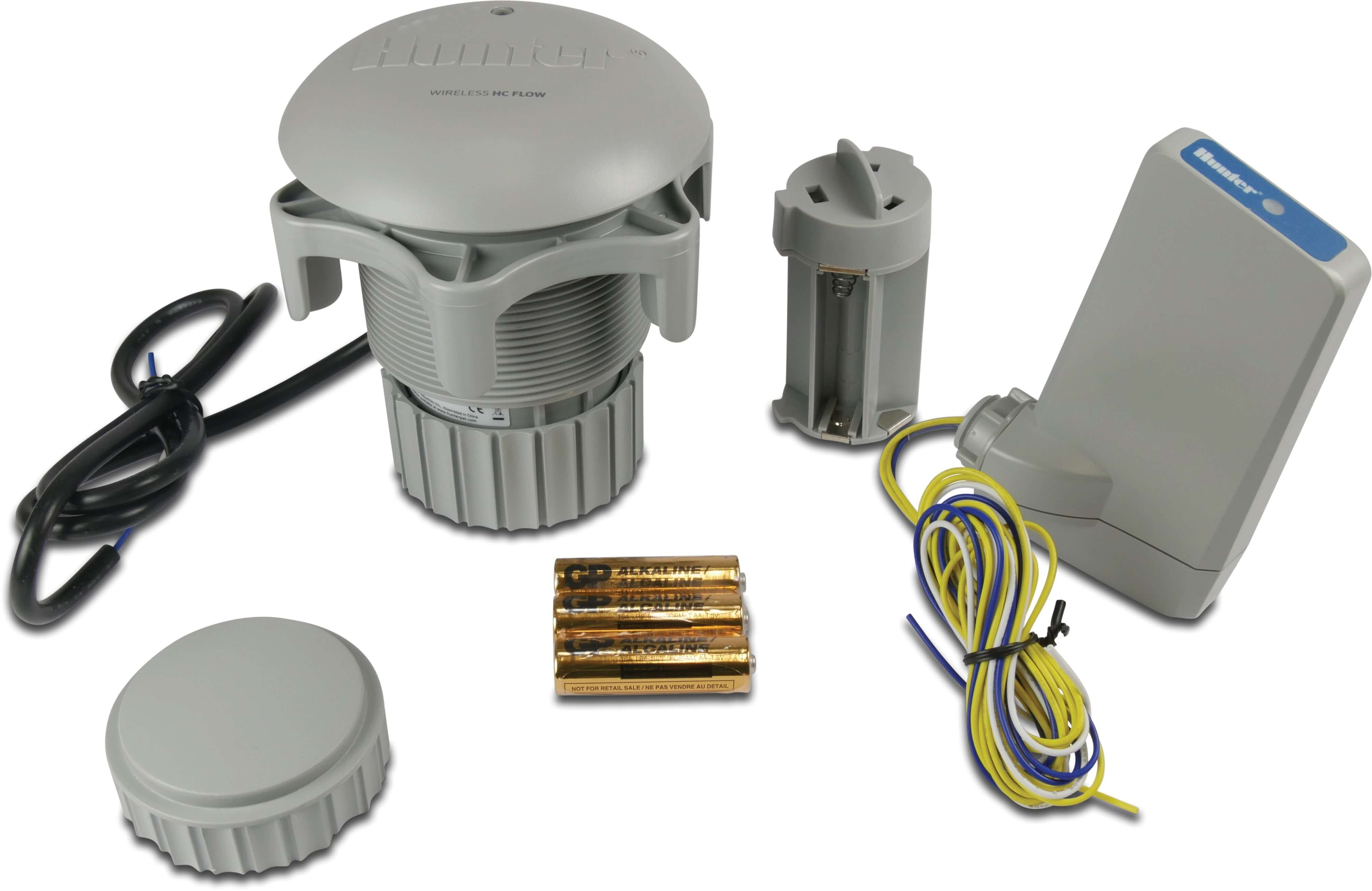 Hunter Durchflussmesser-Bausatz type HC-FLOW wireless transmitter and receiver