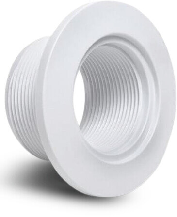 Hayward Inlet fitting ABS 2" x 1 1/2" male thread white fibreglass pools