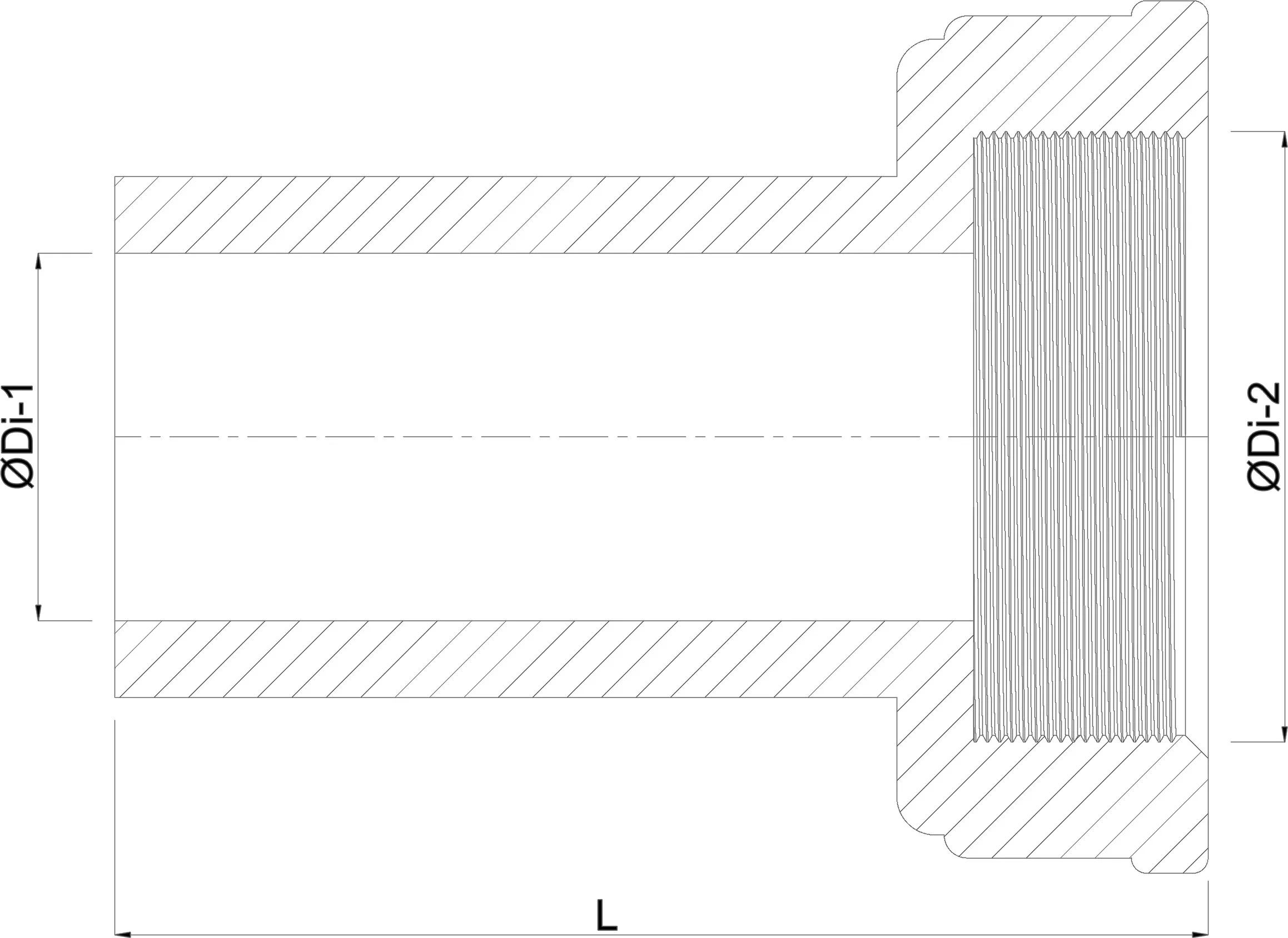 VDL Raccord union 2/3 PVC-U 32 mm x 1 1/4" collage femelle x écrou femelle 7,5bar gris