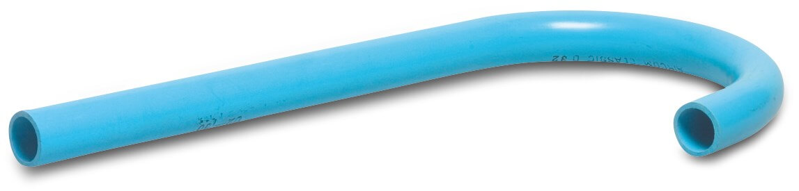 Bend 180° PVR 20 mm plain 12,5bar blue