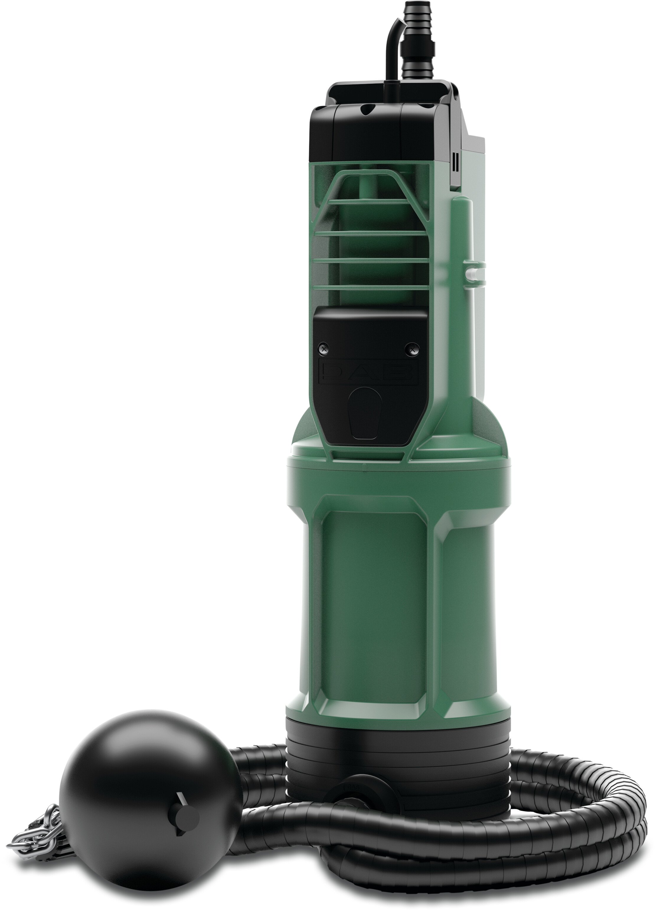 DAB Submersible pump technopolymer 1" female thread 4,2A 230VAC black/green type Divertron X 900 + suction kit