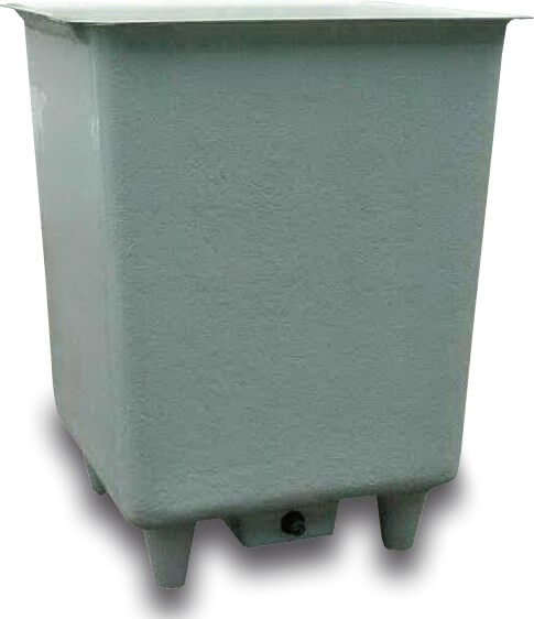 Tank with legs polyester 100cm grey 600ltr