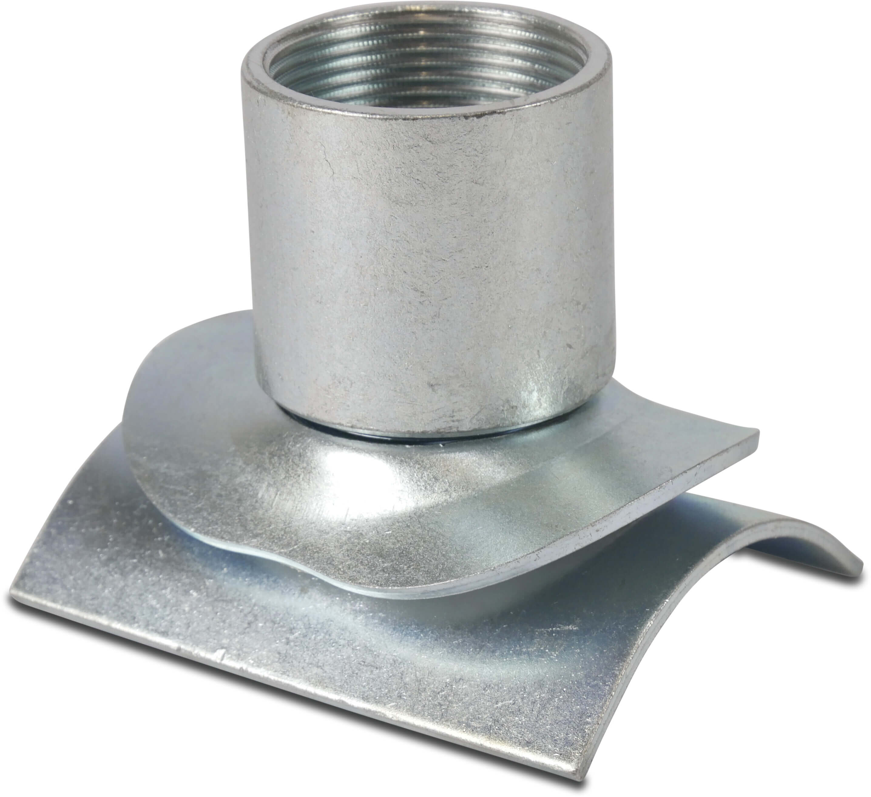 Forgreningsstykke stål galvaniseret 110 mm x 1 1/4" x 42 mm