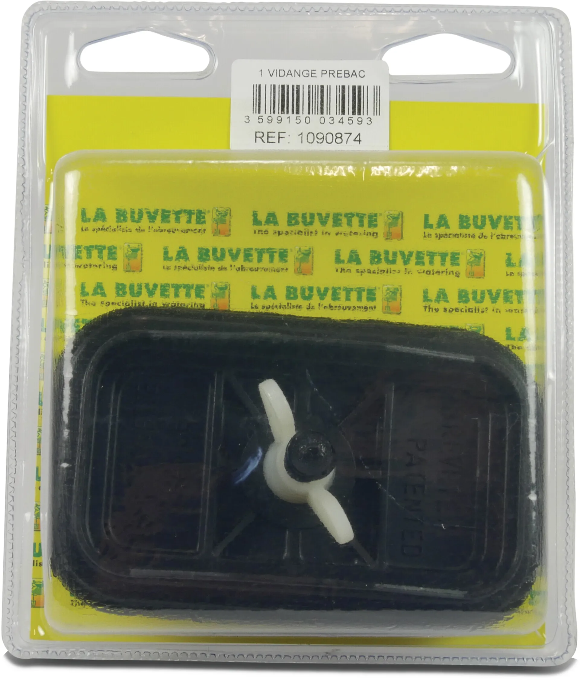 La Buvette Afsluitplug met ring voor Prebac in blister (1090874)