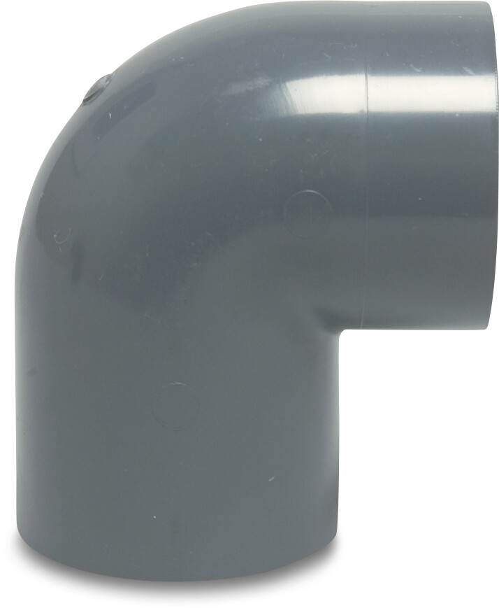 VDL Swing elbow 90° PVC-U 32 mm glue socket x push-in 10bar grey