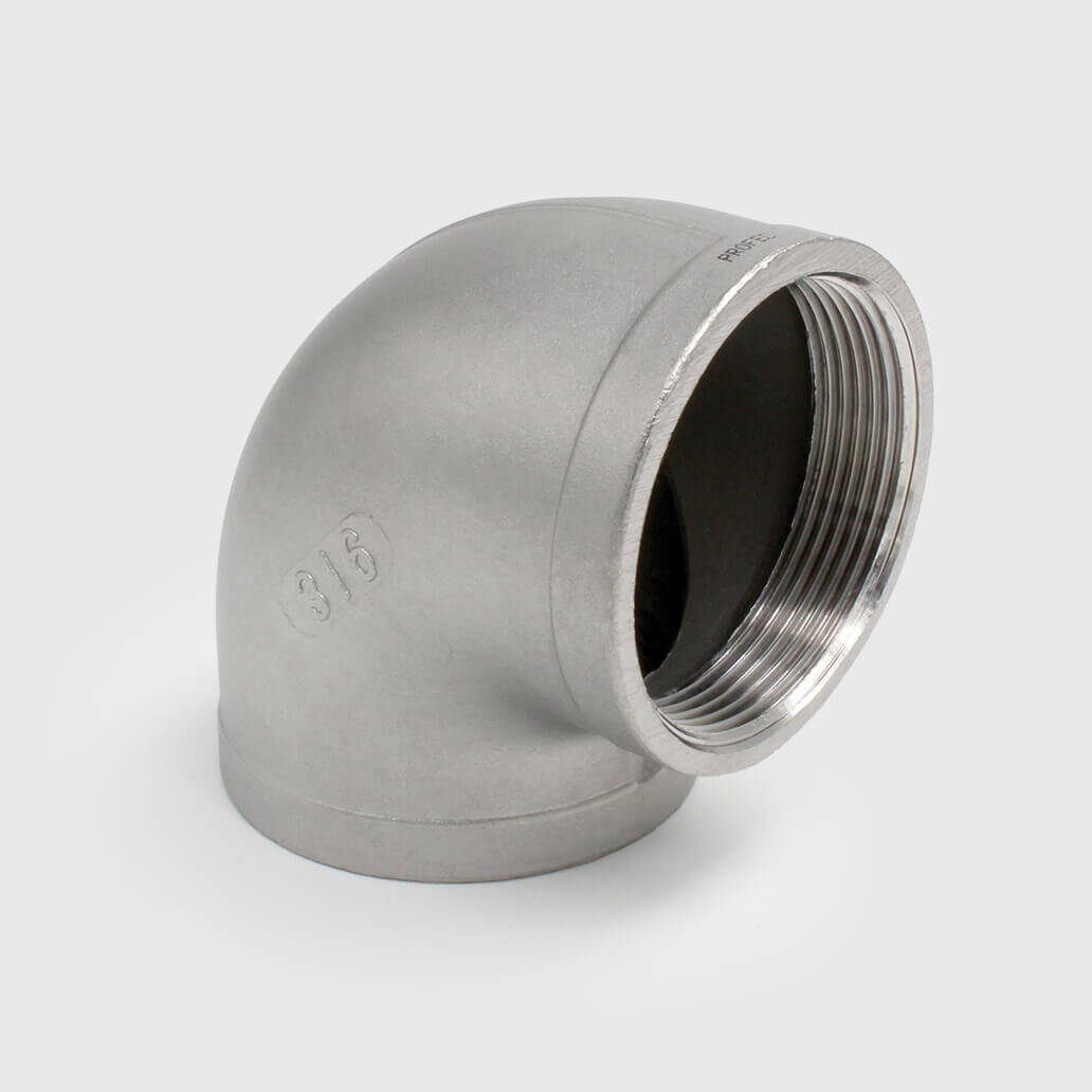 Profec Nr. 90 Knie 90° RVS 316 1/2" binnendraad 16bar