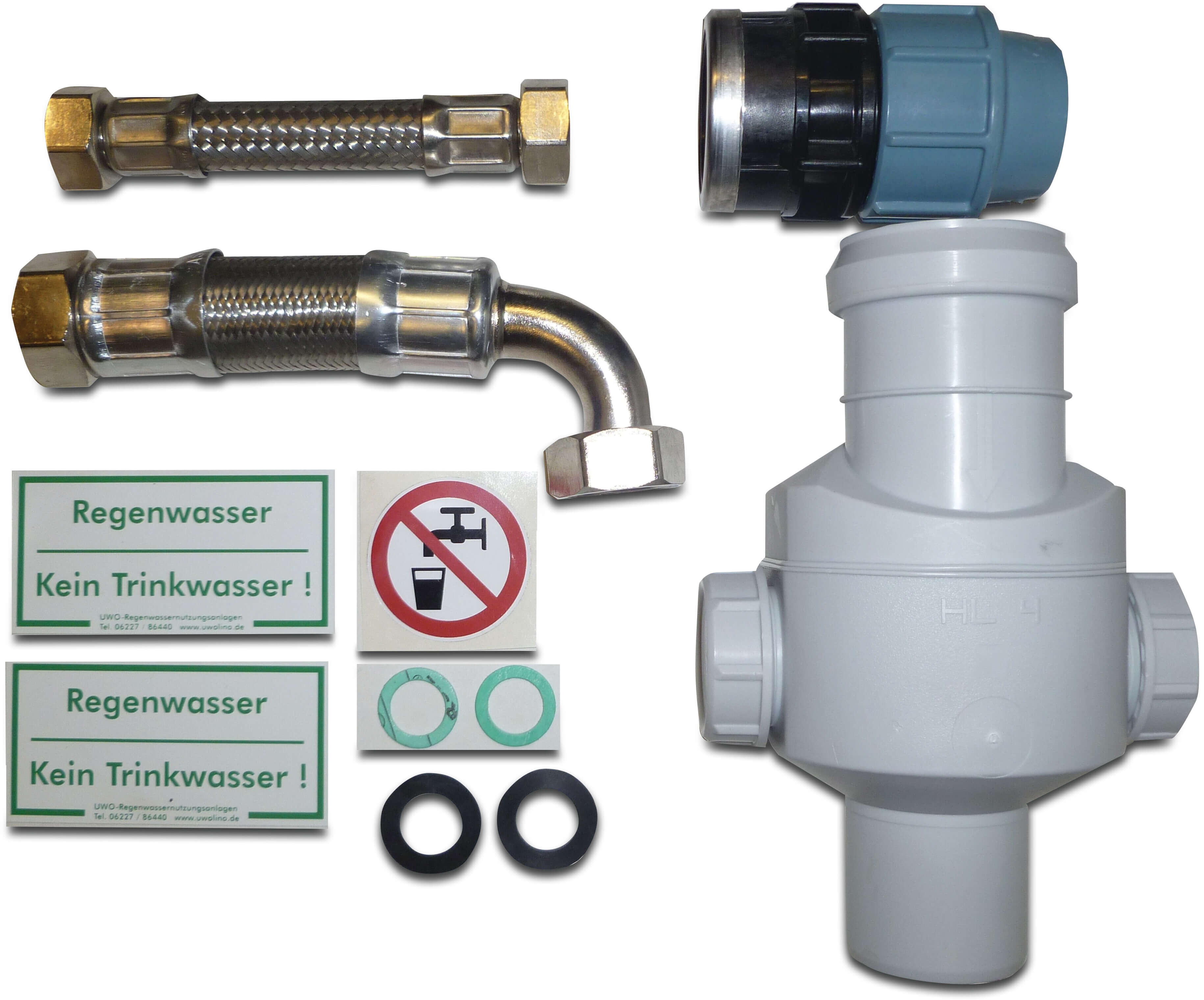 Profec Mounting set for rainwater supply manager type Mono with backflow protection