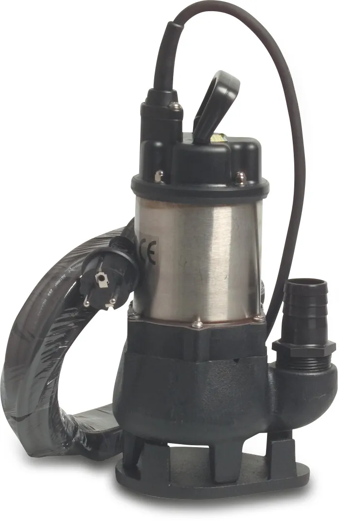 Pompe submersible fonte 2" filetage femelle 230VAC noir type JS 750 SK avec dispositif de broyage