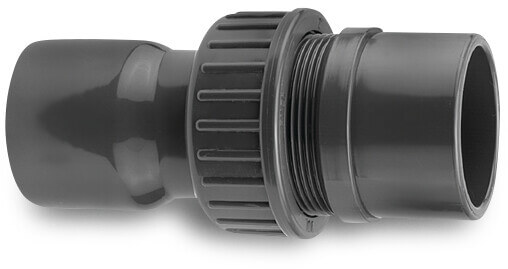 VDL 2/3 koppeling PVC-U 32 mm x 32/40 mm lijmmof x lijmmof/spie 10bar grijs
