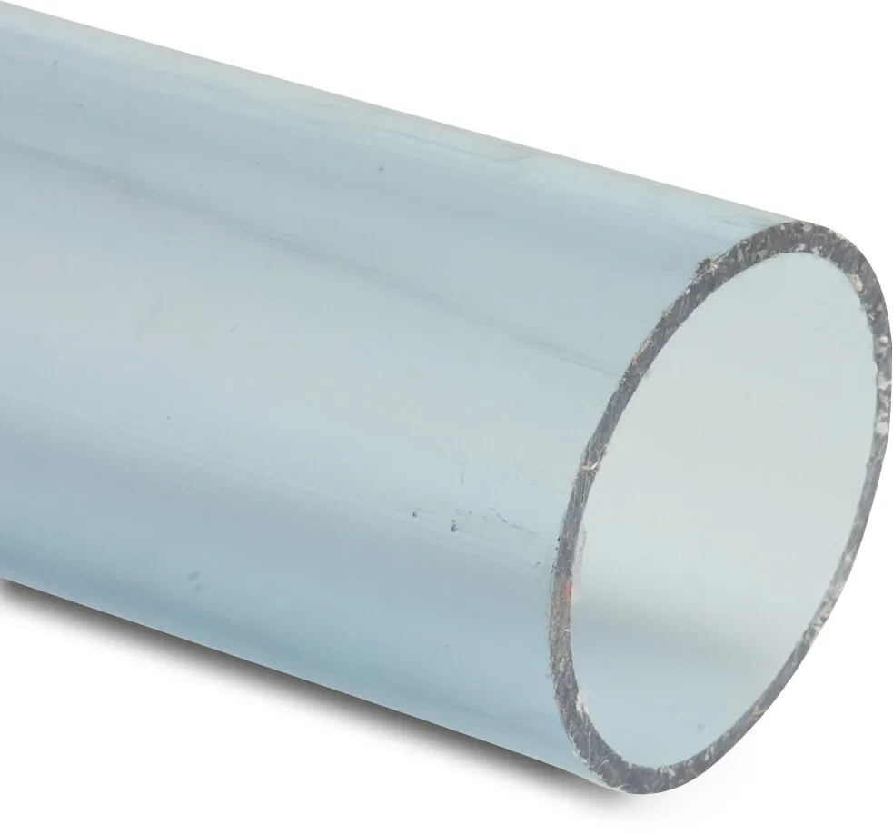 Rura ciśnieniowa PVC-U 40 mm x 2,0 mm gładkie ISO-PN10 przezroczysty 5m
