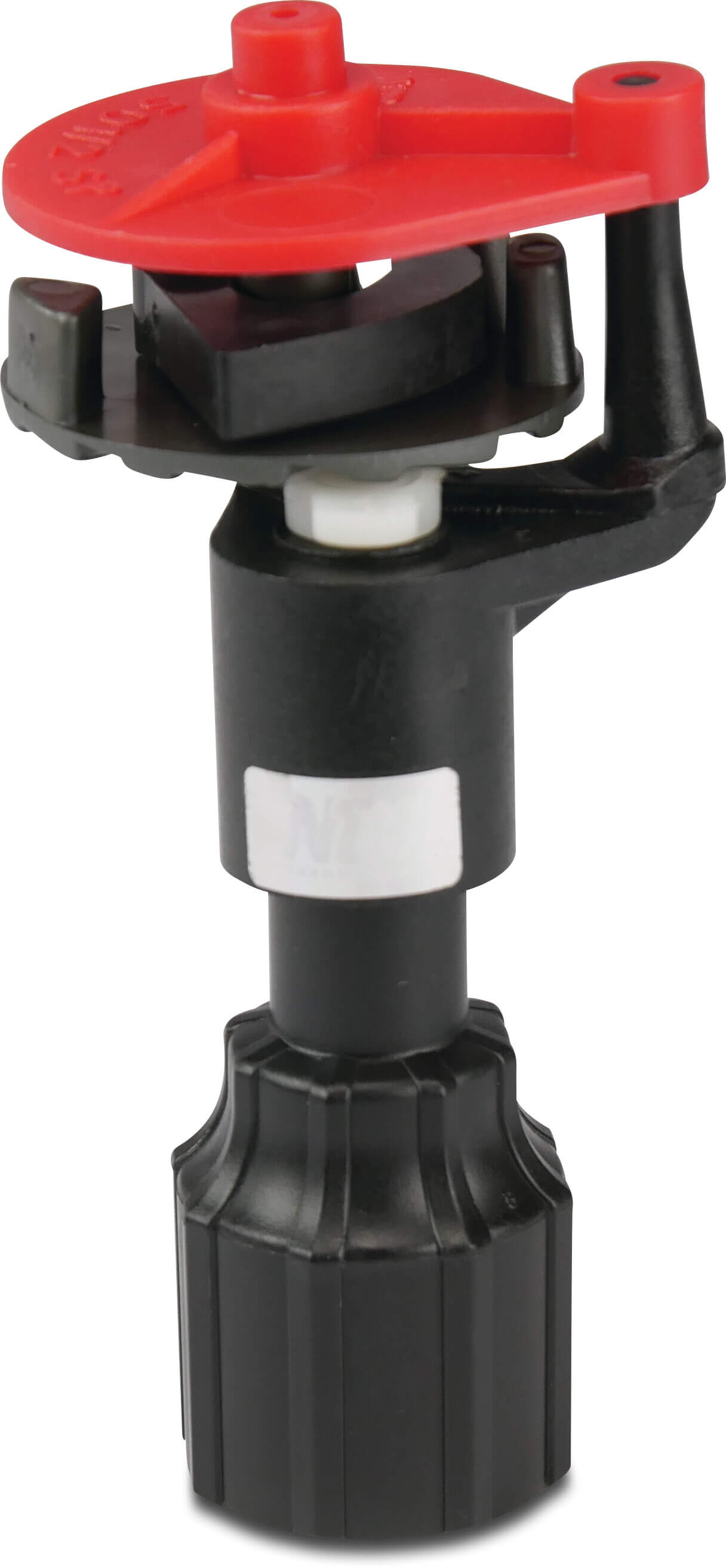 NaanDan Cirkelsprinkler plast 1/2" invändig gänga 2,0 mm 360° blå type 501-LA