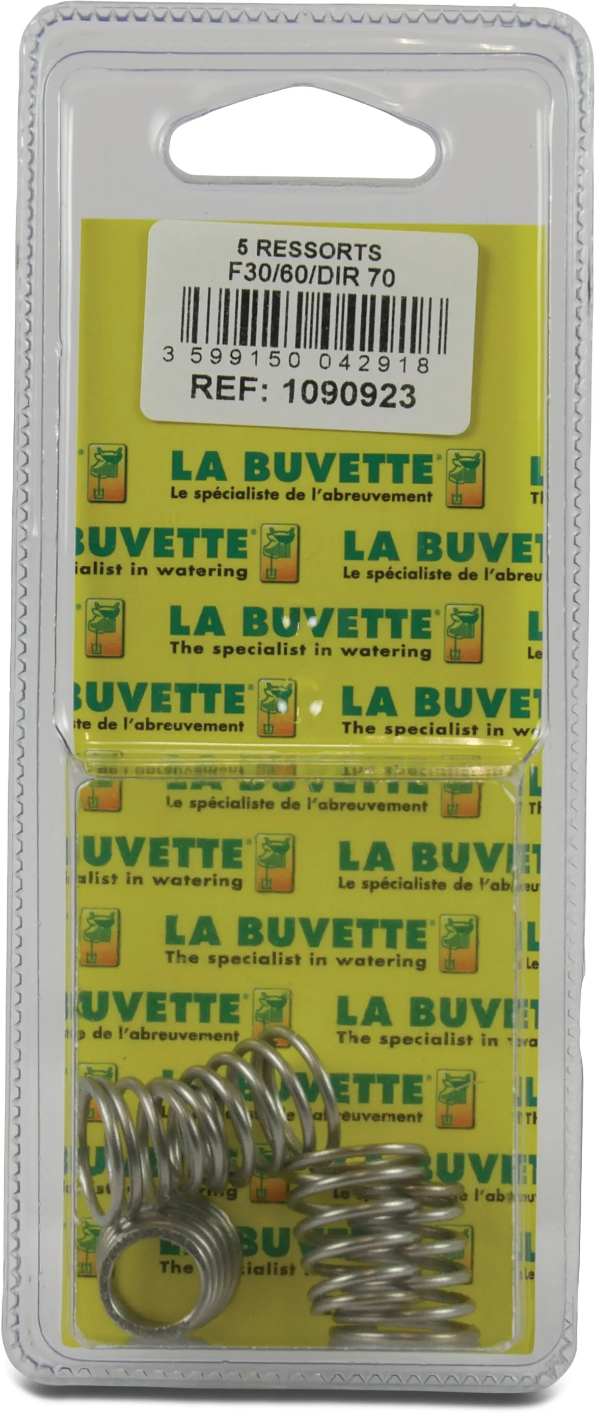 La Buvette 5 Federn F30 / F60 / Forstal Blisterpackung