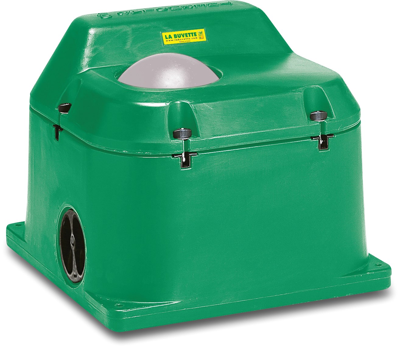 La Buvette Frost-free waterer with 1 shut-off bal isolated PE type Thermolac