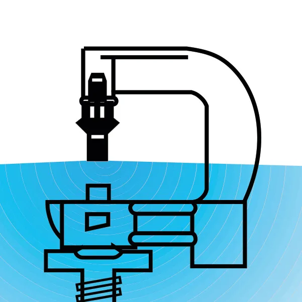 NaanDan Dim-vattenspridare plast 3/8WW utvändig gänga 200mikron 1,3 mm 360° grön type Hadar 7110, mist insert