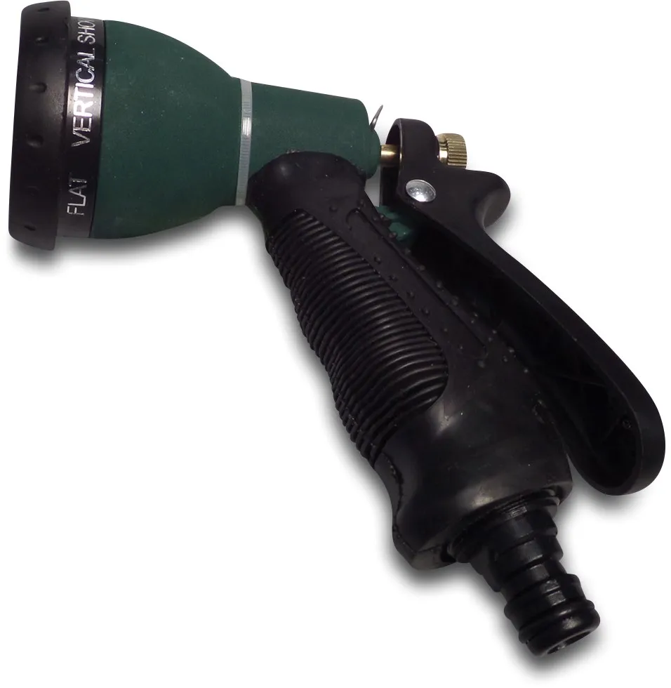 Flotide Regulierbare Sprühpistole Klickstecker type with 7 adjustable patterns TOC
