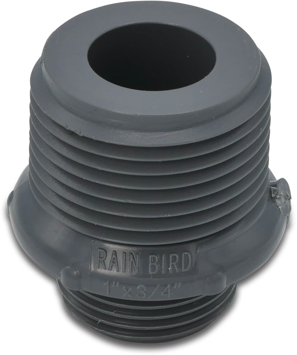 Rain Bird Unionskoppling PVC 1" x 3/4" utvändig gänga 10bar grå type RB1282-131