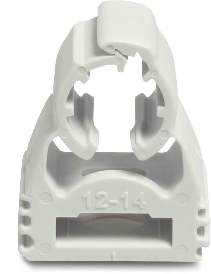 Click saddle polyamide 12-14 mm grey KIWA