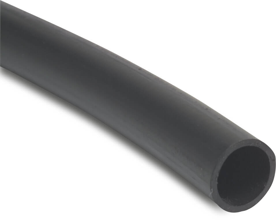 Pressure pipe PE 8 mm x 1 mm plain 12bar black 100m type Aquaspeed