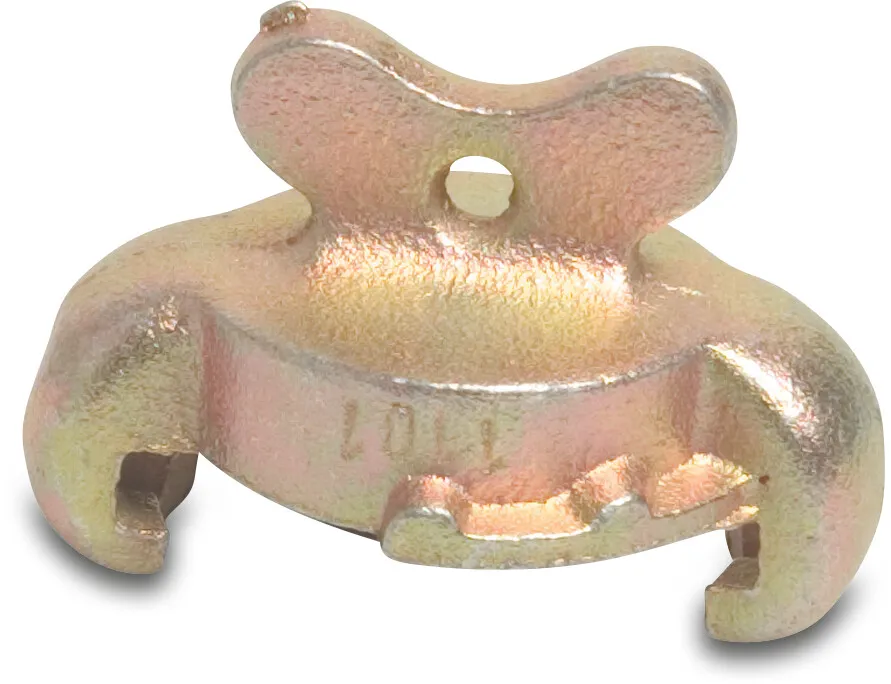 Ändstycke koppling stål galvaniserad KA 42