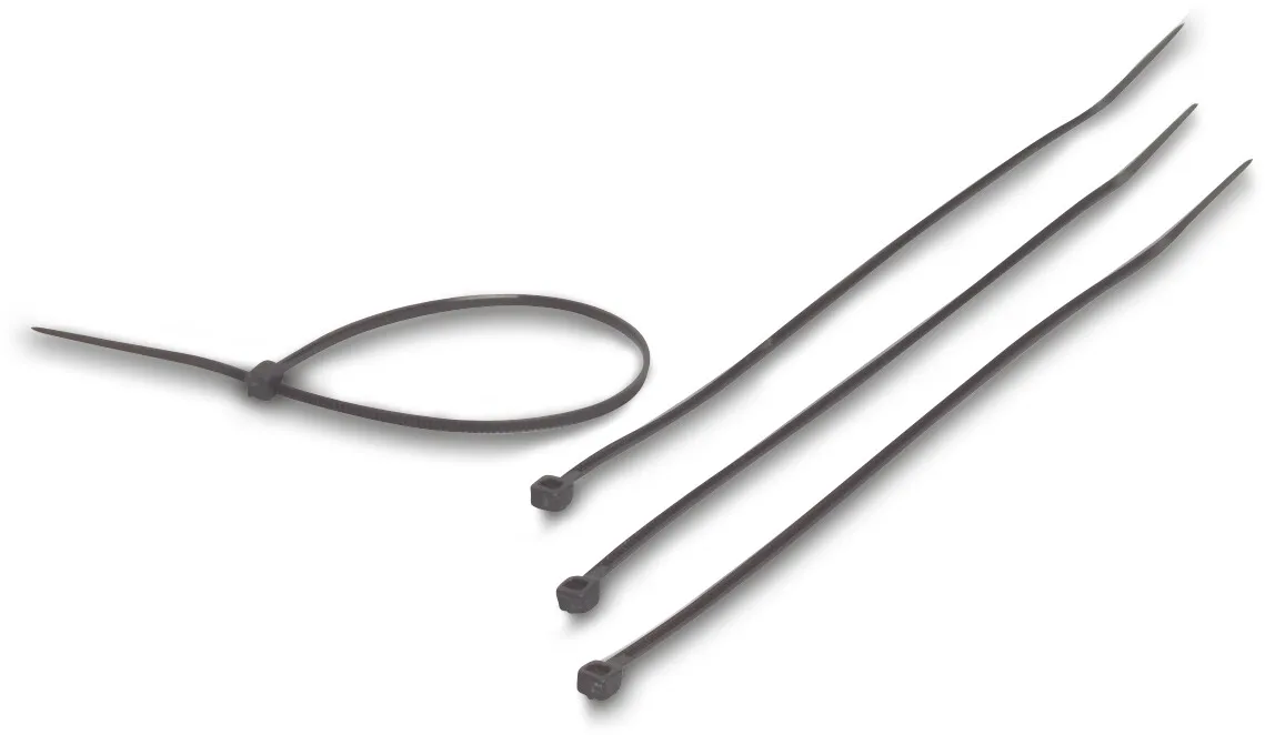 Profec Kabelbundelband nylon 6.6 368 mm zwart 4,8 mm 100 stuks